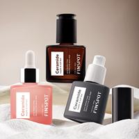 Flacon compte-gouttes de luxe carré à base plate en verre, flacon vide pour lotion, conteneur cosmétique en verre ambré, rose, noir, vente en gros