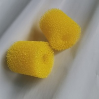 Filtre en mousse de polyuréthane réticulé jaune de forme personnalisée fabriqué en Chine