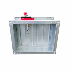 जस्ती स्टील 70 डिग्री Hvac के लिए मोटर चालित मैनुअल धुआं निकास आग स्पंज एयर कंडीशनिंग प्रणाली - Product Image 2