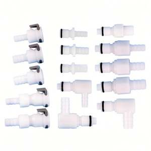 Acétal en plastique 1/4 "filetage NPT POM lisse basse pression ajustement rapide pousser pour connecter les raccords de déconnexion raccord de tuyau d'air d'eau - Product Image 5