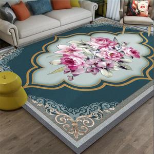 Venta directa del fabricante, alfombras 3D de estilo turco <span class=keywords><strong>persa</strong></span> americano para sala de estar, alfombrillas de pared a pared para el hogar, viajes de oración - Product Image 2