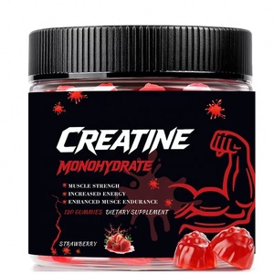 OEM Private Label <b>Creatine</b> <b>Monohydrate</b> Gummies Support Muscle Recovery Pre-Workout Gummies Energy Supplement for Men & Women - Product Image 1