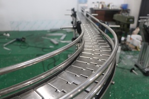 Transportador BIFA POM/equipo de transportador de placa de cadena de acero inoxidable línea de montaje de transportador de 90 grados - Product Image 2