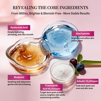 Crème Visage Anti-Acné et Éclaircissante à l'Arbutine 7% + Acide Tranexamique 4% et Niacinamide, Anti-Taches Brunes, Soin Blanchissant, Marque Privée