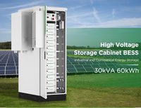 GSL ENERGY 60кВтч 100кВтч LiFePO4 Система накопления энергии, инвертор, уличный моноблочный литиевый шкаф с воздушным охлаждением, BMS, OEM