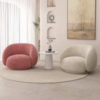 Canapé-lit simple en velours fait main de luxe moderne pour salon et chambre à coucher