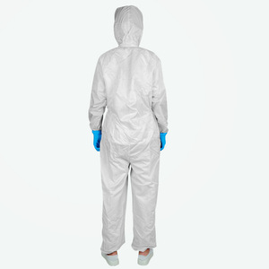 Traje de Protección Blanco con Rayas para Cuarto Limpio, Ropa Antiestática ESD para Electrónica, Óptica, Alimentos, Laboratorios Farmacéuticos - Product Image 5