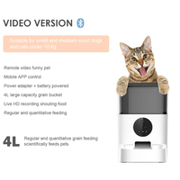 Nouvelle arrivée 4/6L App enregistrement vocal Auto Programmable WiFi puce minuterie lente nourriture pour chat automatique mangeoire pour animaux de compagnie caméra intelligente