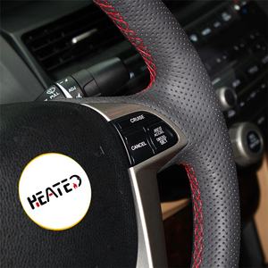 皮革方向盘套适用于雅阁 8 奥德赛 2011-2017 柯斯途 普ilot 2009-2015-运动型设计 4 辐条 - Product Image 6