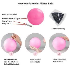 NUEVA Pelota de Yoga y Pilates de PVC Suave, Ecológica, Ligera, Resistente a Roturas, de 20-25 cm, Personalizable, para Ejercicio y Fitness - Product Image 4