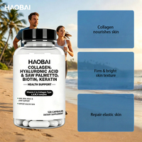 Capsules de collagène marin OEM ODM pour la santé de la peau, des cheveux, des ongles et des articulations, anti-âge, étiquette privée, complément alimentaire personnalisé, vente en gros
