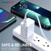 Cargador Rápido Eléctrico Tipo-C PD de 30W 2024 con Cargador de Pared, Salida de 5V/3A, Protección OVP, Compatible con Teléfonos Móviles, Enchufe US/EU