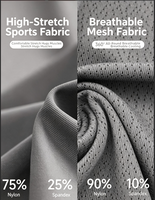 Vente en gros de sous-vêtements de sport à séchage rapide, respirants et extensibles pour la course à pied, le football, la gym, chemise de compression à manches longues pour hommes