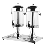 Distributeur de boissons en acier inoxydable FLEY, urne à jus avec robinet de service pour restaurant, hôtel, buffet et traiteur d'événements