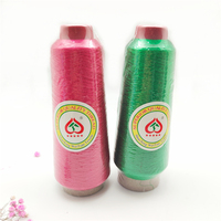 Hilo Metálico Texturizado Teñido Mercerizado de Alta Tenacidad Directo de Fábrica M/MS/MX/MH, Hilo Metálico de Nailon para Máquina de Bordar