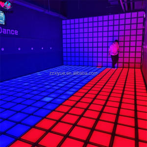 <span class=keywords><strong>Gioco</strong></span> di fuga da interni con piastrelle per pavimento a LED interattive 30x30cm che saltano il <span class=keywords><strong>gioco</strong></span> reticolo per la griglia di attivazione Multi-giocatore del parco divertimenti - Product Image 4