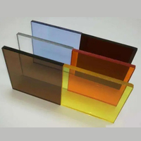 Plaque acrylique (PMMA) transparente de fabrication chinoise, couleur et épaisseur personnalisées, avec services de moulage et de découpe laser pour la publicité