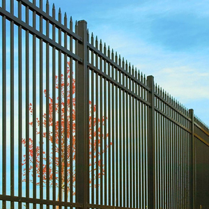 Hàng rào thép mạ kẽm sơn tĩnh điện chất lượng cao, hàng rào nhôm ngoài trời cho sân vườn - Product Image 3