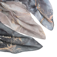Modèle chaud Modal Coton Écharpe Hijab Aquarelle Numérique Imprimé Ethnique Écharpe Doux Respirant Foulard pour Femmes Musulmanes Usage Quotidien