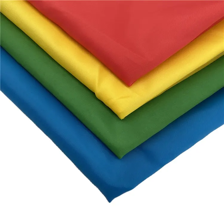 Fabricant de tissu imperméable pare-brise parapluie tablier tissu chine 100 Polyester tissu Pvc enduit haute qualité 190T tissé, tissé
