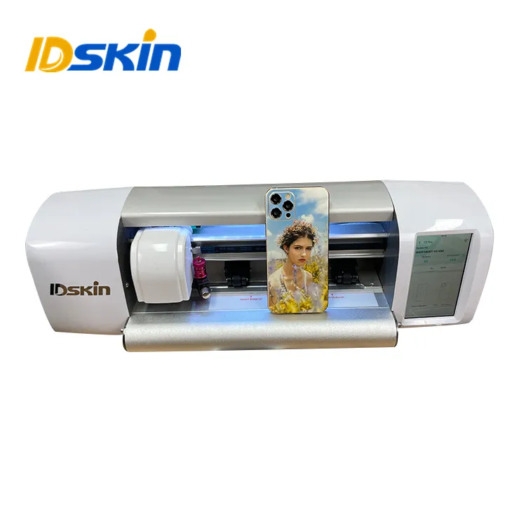 IDskin Data Based Mobile Phone 3D Printing Skin Cutting Machine With Smart LCD Display Software
