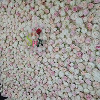 SPR Vente en gros Rouleau de décoration de mariage Toile de fond Fleurs artificielles Tissu Bouquet de roses Plafond verdoyant Fête des pères Halloween