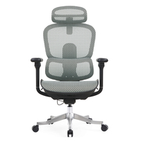 Chaise de bureau ergonomique en maille, réglable, à dossier haut, pivotante, personnalisable OEM pour usage domestique ou professionnel