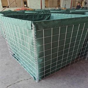 Cadre mural de cage anti-explosion, gabion, filet de bunker, galvanisé à chaud, durable, <span class=keywords><strong>Hesco</strong></span> Bastion, pour atelier - Product Image 3