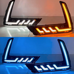 Đèn <span class=keywords><strong>LED</strong></span> DRL chạy ban ngày, xi nhan động, tích hợp lỗ đèn sương mù cho Honda CRV CR-V 2023 2024 2025 - Product Image 4