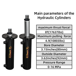 Vérin hydraulique à bride avant de 8 tonnes pour camions et crics – Vente directe du fabricant – Stock disponible pour l'exportation - Product Image 4