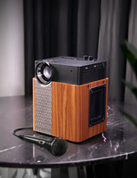 Smart 4K projecteur Led 1080P fête en plein air maison salle de karaoké ktv machine Portable haut-parleur projecteur