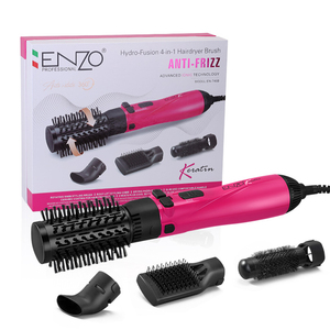 <span class=keywords><strong>ENZO</strong></span> Multi Styler 4 Regolazioni di Calore Asciugacapelli e Arricciacapelli 360 °   Spazzola Lisciante per Capelli con Rotazione Automatica e Aria Calda per lo Styling - Product Image 1