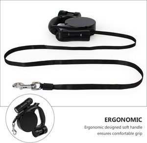 Manufacturer Customizable Cartoon Luxury Fashion <b>LED</b> <b>Light</b> Dog Retractable Leash 5m Automatic Portable Flash Nylon - Product Image 3