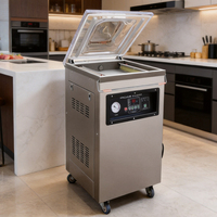 Scelleuse sous vide semi-automatique électrique à chambre unique DZ400/2D personnalisée, 8m/h, affichage numérique, en acier inoxydable, pour traiteur