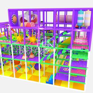 Équipement commercial de terrain de jeu d'intérieur d'enfants de divertissement interactif vilain de château d'enfants avec la glissière - Product Image 2