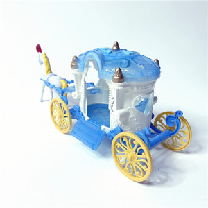 Mini Caballo <span class=keywords><strong>de</strong></span> Juguete <span class=keywords><strong>de</strong></span> Dibujos Animados para Niñas, Carruaje Real con Luces Intermitentes y Música - Product Image 5