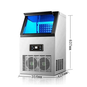 Nhà thương mại sữa trà quán bar ngưng tụ Q tự động xô nước tích hợp nhà sản xuất đá khối hộ gia đình thương mại thông minh - Product Image 2