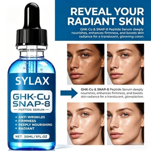 Sérum Visage Anti-Âge et Hydratant au Cuivre Peptide GHK-Cu Snap-<span class=keywords><strong>8</strong></span>, <span class=keywords><strong>Vitamine</strong></span> C et Acide Hyaluronique, 30ml, Marque Blanche, OEM - Product Image 4