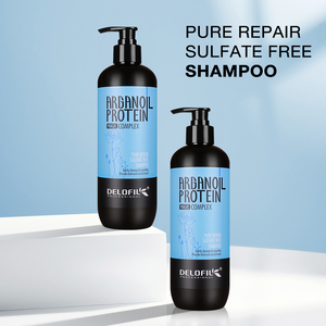 Shampoo à l'huile d'argan sans sulfate Delofil Private Label <span class=keywords><strong>Creme</strong></span> of Nature pour cheveux bouclés naturels, hydratation et brillance - Product Image 3