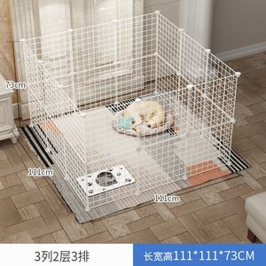 Cage pour animaux de compagnie, cage pour chien, accessoires, cage en fil de fer pliable, combinaison libre, étagère de rangement, 17*35cm - Product Image 6