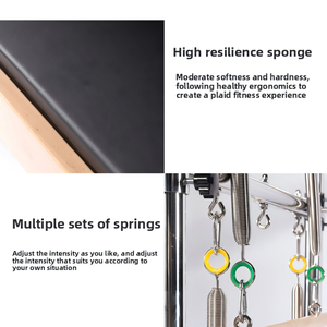 Houten Pilates Trapeze Tafel Roll Down Bar Tower Frame Arm Springs Volledige Trapeze Gym Studio Revalidatie Lage Pilates Cadillac - Product Image 2