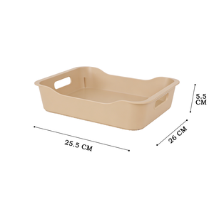 صندوق تخزين بلاستيكي كبير السعة من البولي بروبيلين للمدارس مع مقبض، منظمات لرياض الأطفال والحضانات ودور الرعاية النهارية والمدارس - Product Image 2