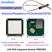 Module RFID UHF USB YRM100 TTL pour Flipper Zero Raspberry Pi, lecteur de carte de contrôle d'accès intégré, antenne 1-5.5dbi, portée 0-6M