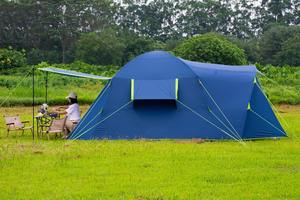 Carpa Domo Familiar OEM para 6 Personas con Toldo Frontal Extensible - Refugio Impermeable y Resistente al Viento de 3000 mm para Acampar - Product Image 3