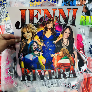 Vente personnalisée de conception de rappeur autocollants de transfert thermocollants impression par transfert personnalisée sérigraphie transferts prêt à presser vêtement - Product Image 2