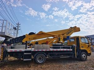Plateforme de travail aérienne chinoise télécommandée, mode de conduite 4*2, moteur 156ho, flèche à 7 sections, hauteur de 40 m, double stabilisateur, <span class=keywords><strong>nacelle</strong></span> de 2 m - Product Image 4