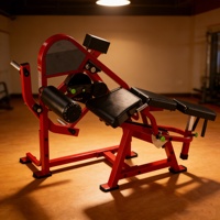 Appareil de musculation multifonctionnel professionnel de haute qualité en acier pour extensions et curls des jambes assis, idéal pour la musculation en salle de sport