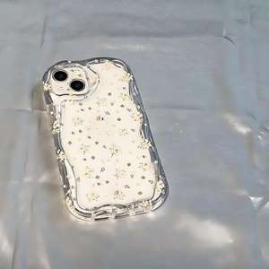 Coque de style coréen INS à motif floral blanc, compatible avec iPhone 17 Pro Max, pour Apple 16, 15 nouvelle version, 14/13, pour femmes - Product Image 2