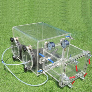 Boîte à gants sous vide à double chambre <span class=keywords><strong>de</strong></span> laboratoire GS-002-B, neuve d'usine, avec composant moteur principal, état d'occasion disponible - Product Image 6