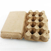 Ensemble de 15 plateaux d'emballage en papier pour œufs biodégradables personnalisés de haute qualité Boîtes d'emballage